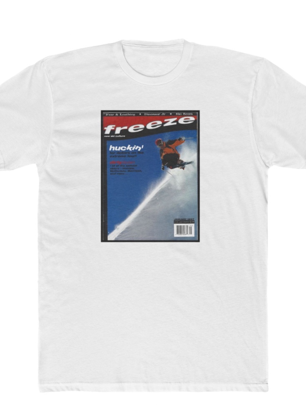 FREEZE / Seth Morrison skiing cover T-shirt     (K2 Skis tee ) Skiing t-shirt